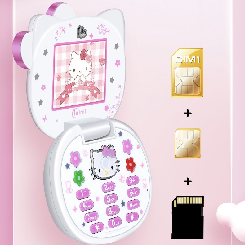 Kitty Mini Flip Phone
