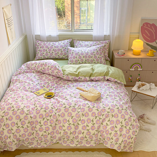 Lilac flowers bedding set