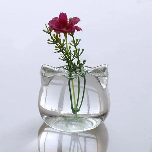 Cat shaped vase