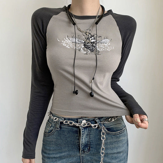 Graphic Long Sleeve Top