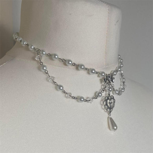 Beaded Drop Necklace
