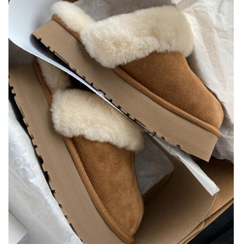 Plush Cotton Slippers