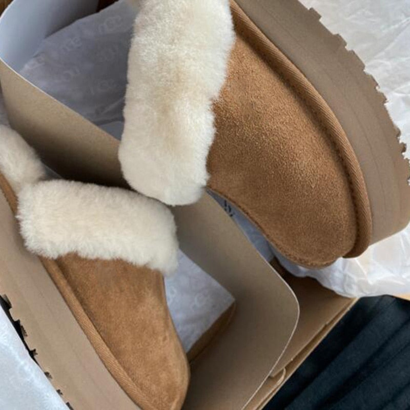 Plush Cotton Slippers