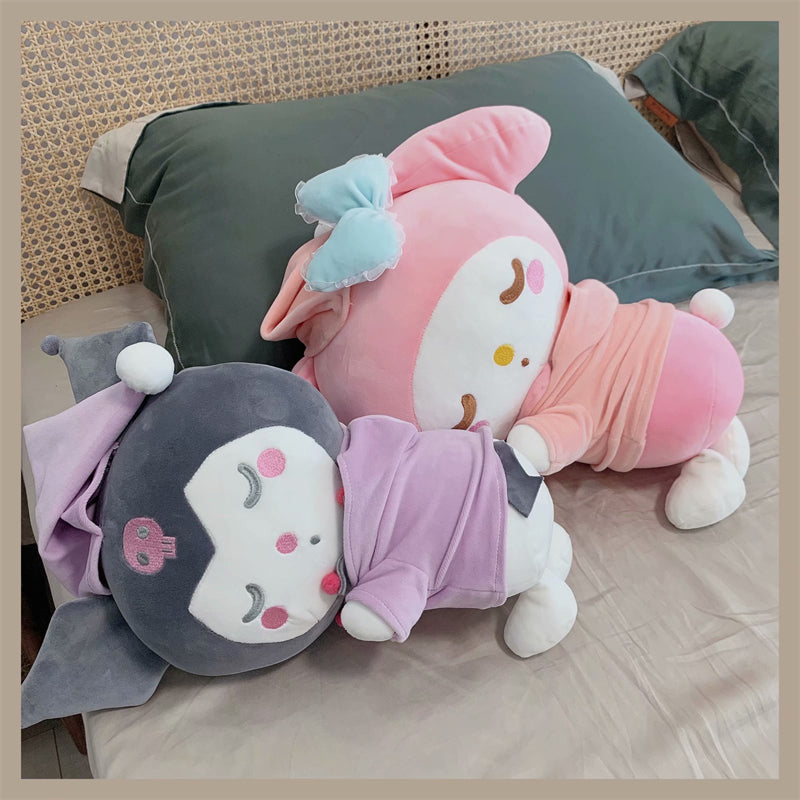 Kawaii Sleeping Plush Pillow