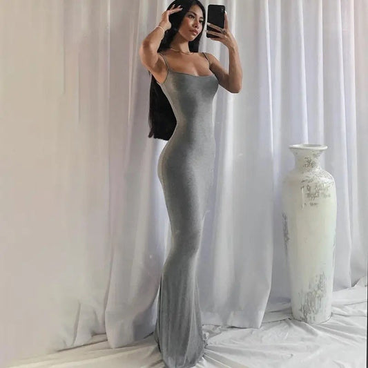 Slim Fitted Maxi Dress