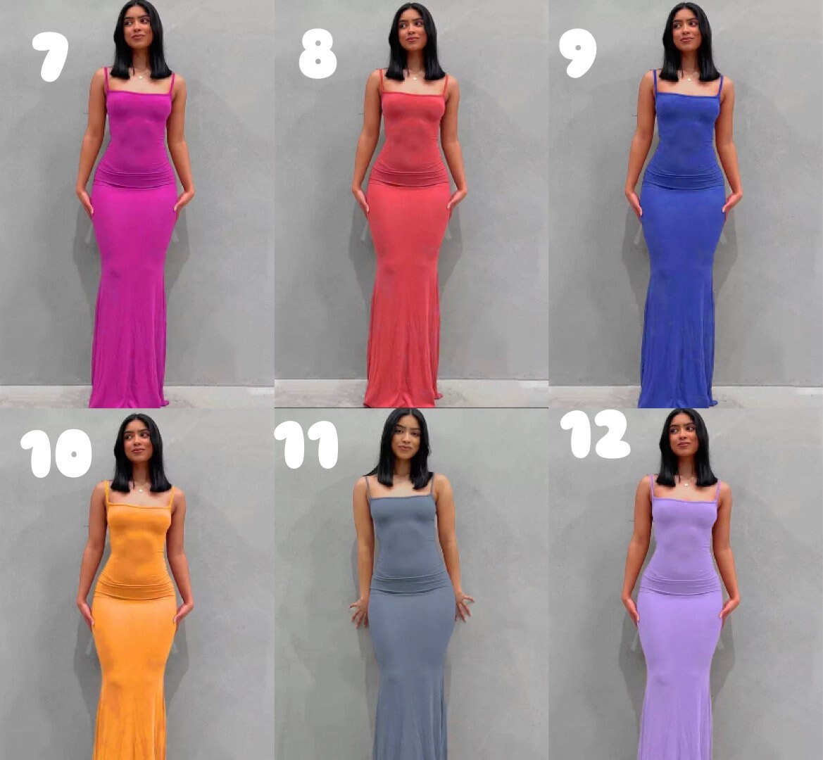 Slim Fitted Maxi Dress