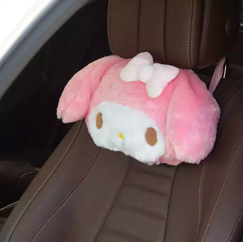 Massive Pink Bunny Plush Pillow